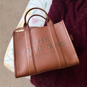 Marc Jacobs Brown Leather Tote Bag